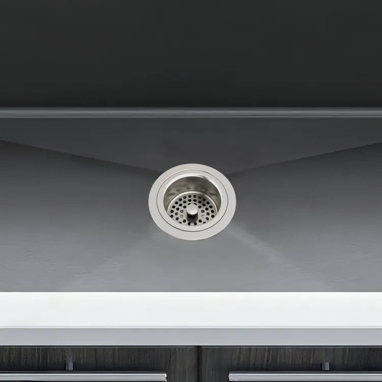 Brizo Kitchen Sink Flange and Strainer Kit, Brilliance Stainless - 69052-SS