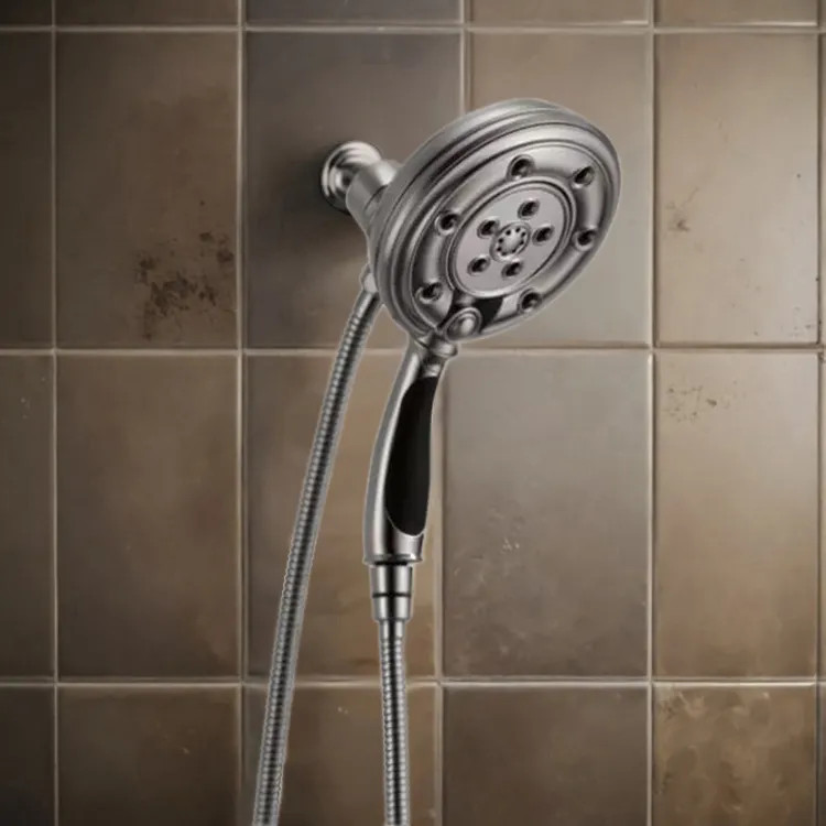 Brizo Essential Multi-Function Hydrati 2-in-1 Shower, Traditional, MagneDock, 2.5 GPM, Brilliance Luxe Steel - 86200-SL-2.5