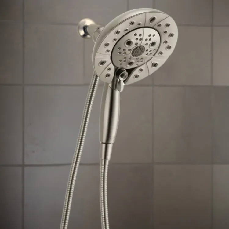 Brizo Essential Multi-Function Hydrati 2-in-1 Shower, WaterSense, 1.75 GPM, Brilliance Brushed Nickel - 86220-BN