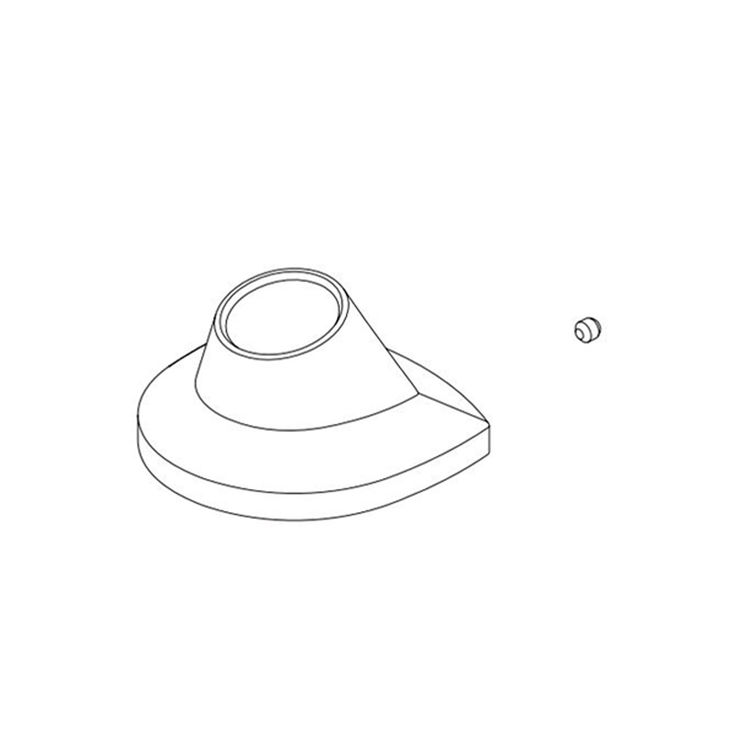 Delta RP101755BL Galeon Handshower Escutcheon, Matte Black