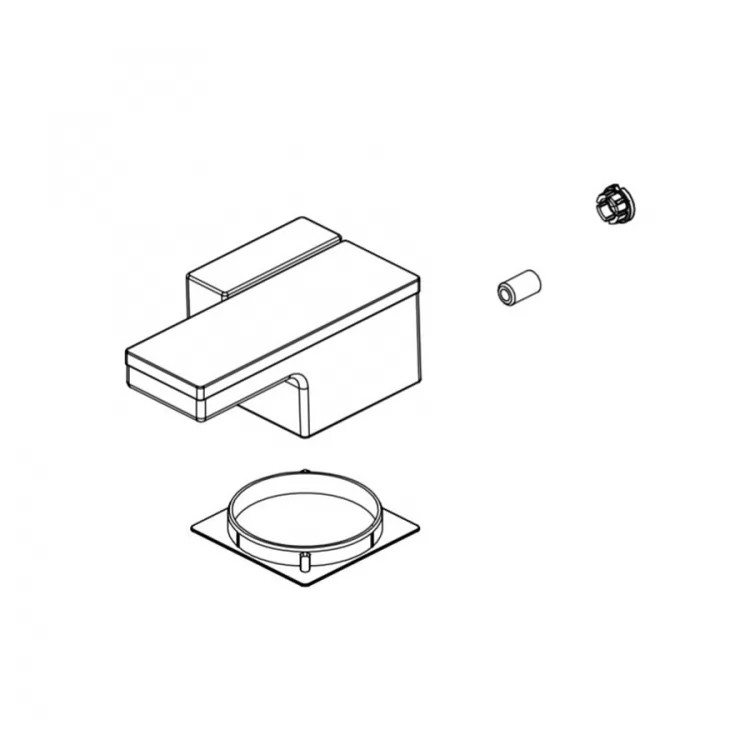 Brizo Chrome Single Handle Lavatory Handle Kit, Frank Lloyd Wright Collection - RP101803PC
