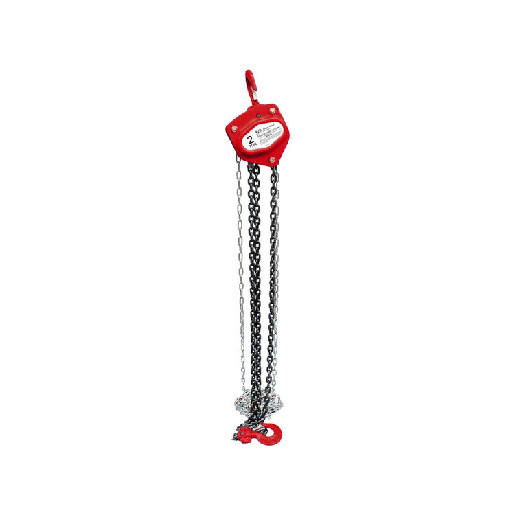 American Power Pull 400 Series 2 Ton, 10' Standard Lift, 81 lbs Minimum Pulling Efforts, Triple Geared Chain Block - 420
