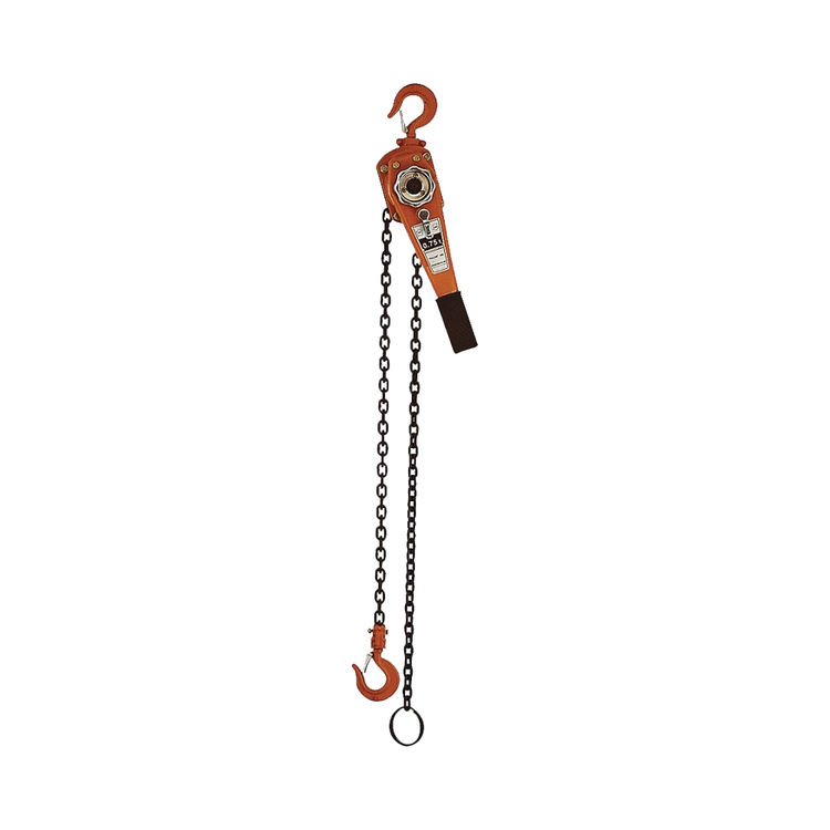 American Power Pull 600 Series 3/4 Ton, 5' Standard Lift, Thick Steel Construction Chain Block - 605