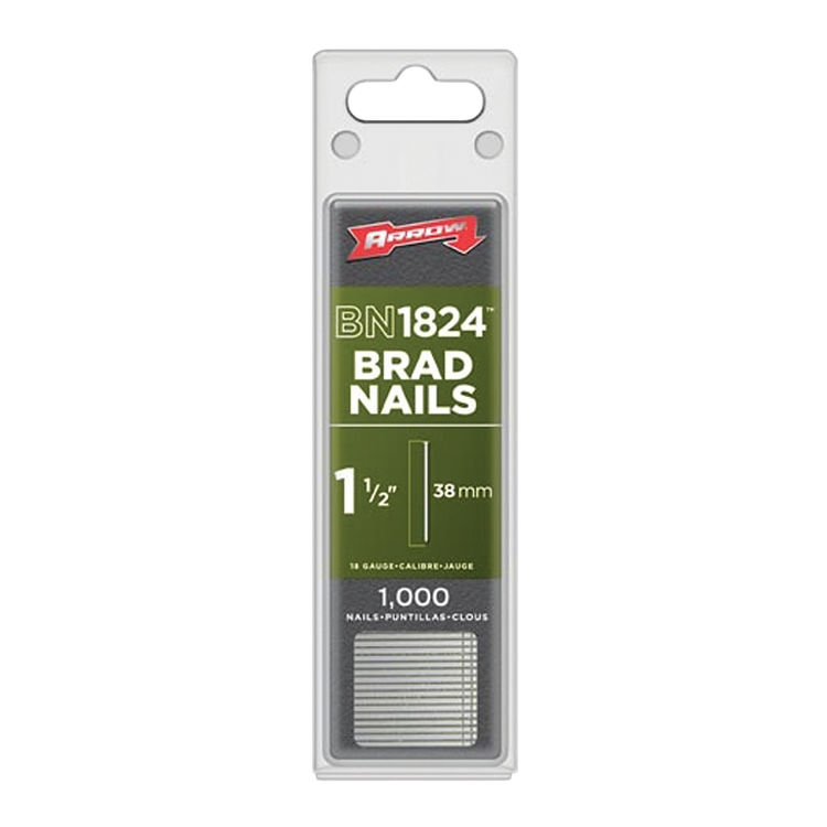 Arrow 18-Guage 1-1/2" Brad Nails - BN1824CS 