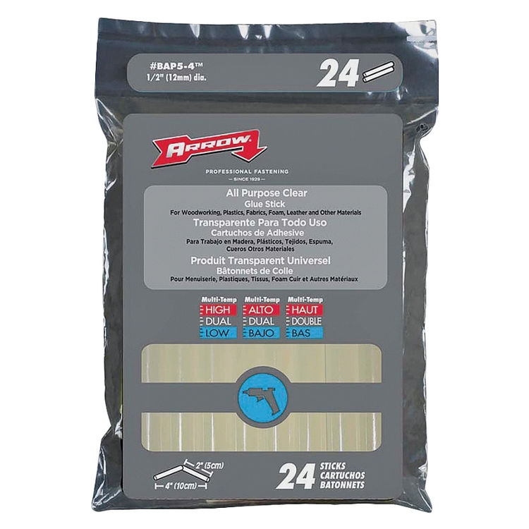 Arrow 4" Hot Melt All Purpose Glue Stick - BAP5-4 
