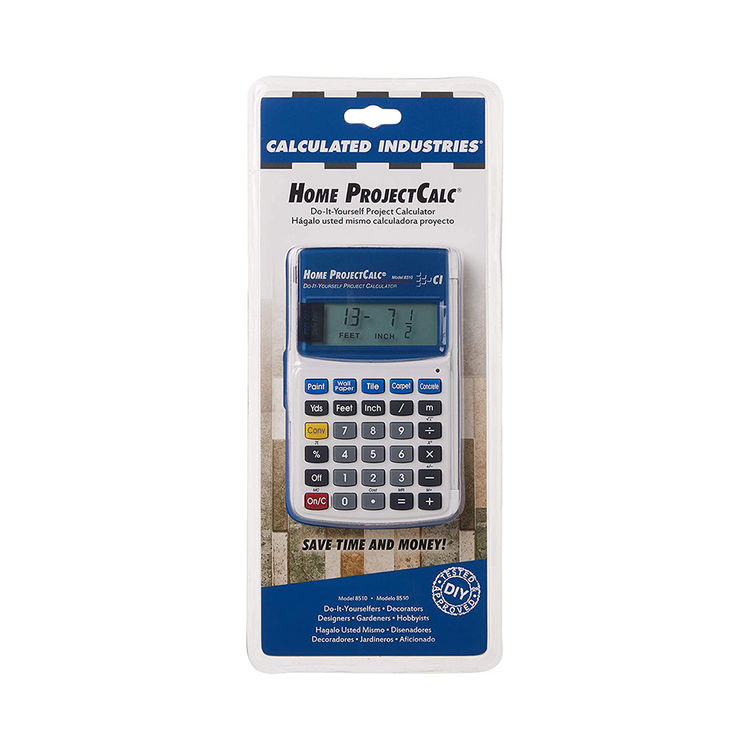 Calculated Do-It-Yourself Home Project Calculator - 8510
