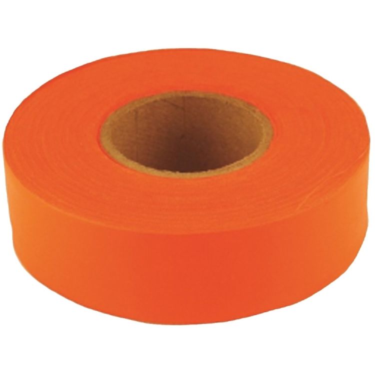 CH Hanson Sub-Zero Orange Fluorescent  Flagging Tapes, 1-3/16-inch x 150-feet, 5 Mil - 17007