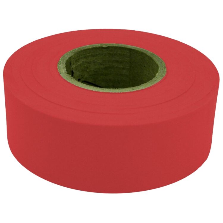 CH Hanson Standard Red Flagging Tapes, 1-3/16-inch x 300-Foot, 2 Mil - 17021