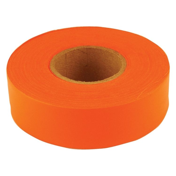 CH Hanson Standard Orange Flagging Tapes, 1-3/16-inch x 300-Foot, 2 Mil - 17022
