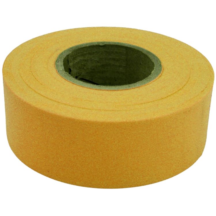 CH Hanson Standard Yellow Flagging Tapes, 1-3/16-inch x 300-Foot, 2 Mil - 17024