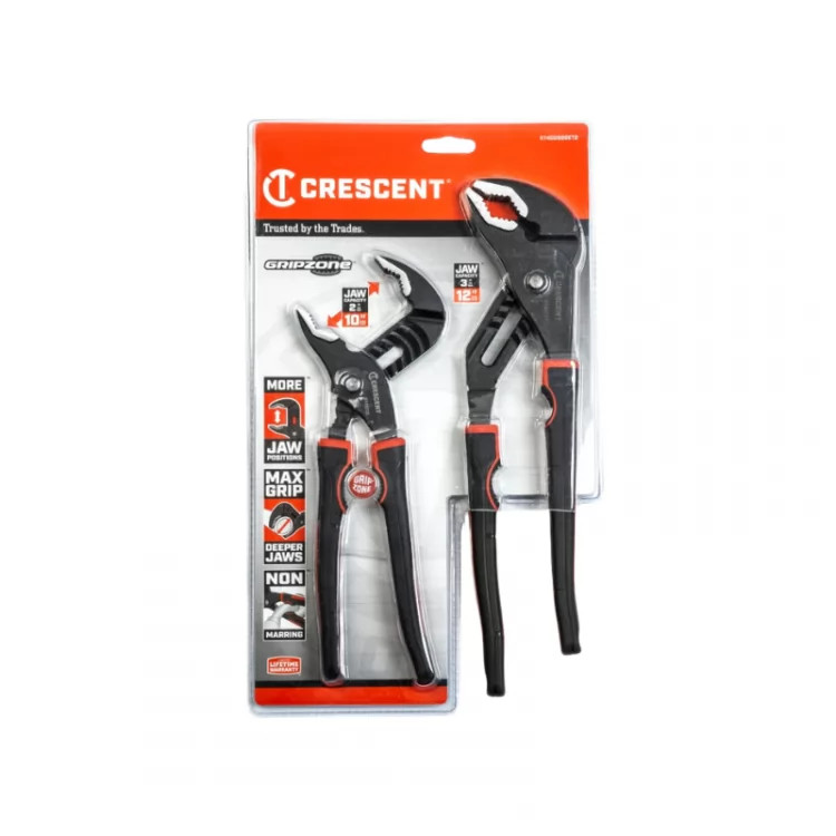 Crescent 2-Pieces 10 And 12" Groove/Tongue Pliers - RT400SGSET2