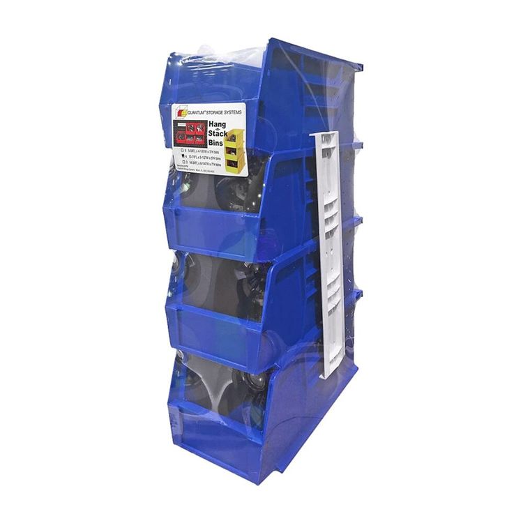 Quantum Hang and Stack Bin, Blue - RQUS230BL