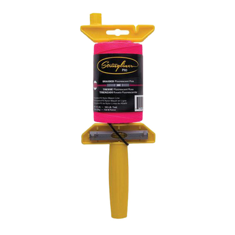 Stringliner 500ft Braided Line Reel, Fluorescent Pink - 24462 