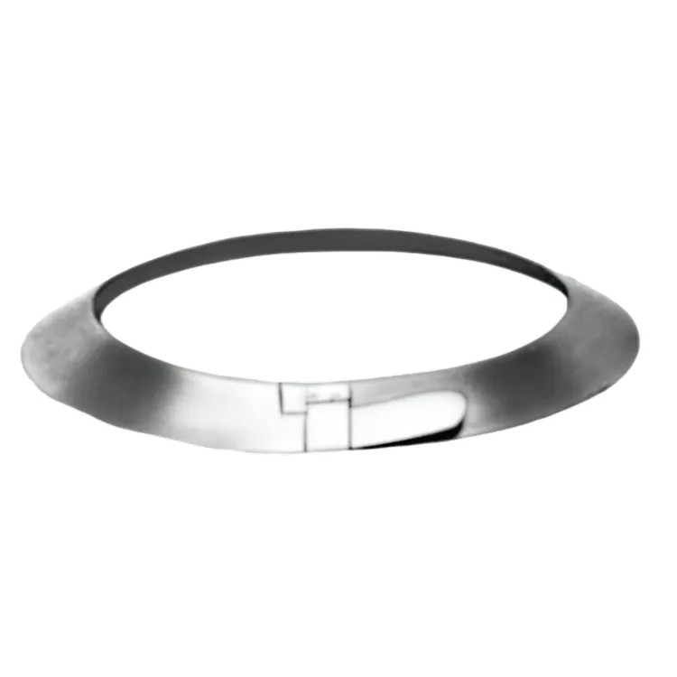AmeriVent Adjustable Storm Collar, 10 in Vent Hole, 11" ID x 14-1/2" OD x 1-3/4" H, Galvanized Steel - 10RSC 
