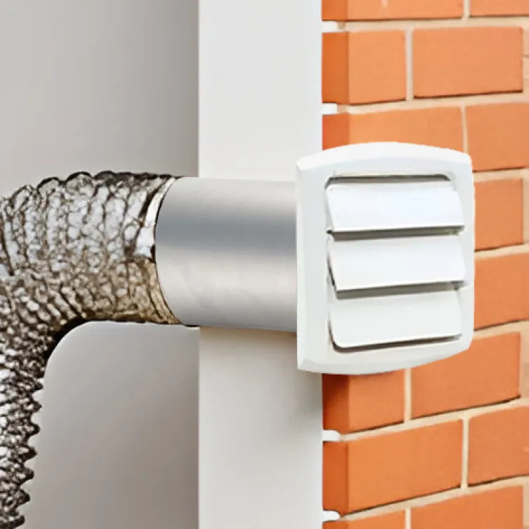 Dundas Jafine 4-Inch Dryer Hood Vent, White - BLH4WZW