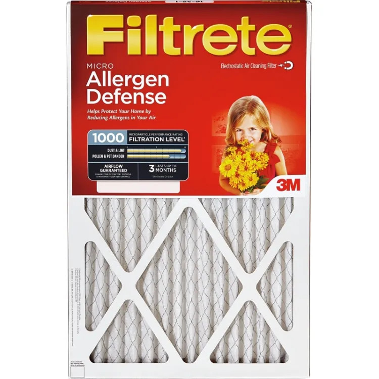 Filtrete Micro Allergen Filter, 20" Width, 30" Length, and 1" Depth -  9822-2PK-HDW