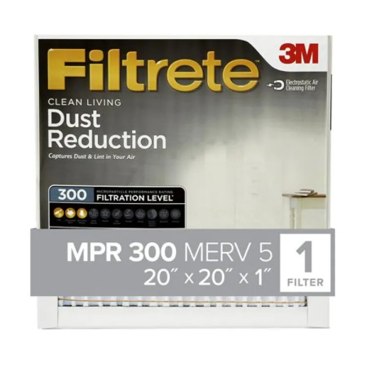 Filtrete 20"x20"x1" Dust Reduction Filter - 302DC-H-6