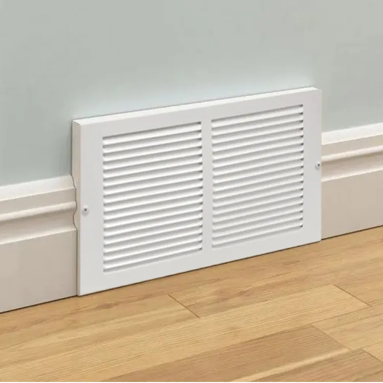 Imperial 30"x6" Return Air Grill, Steel, 7/8" Margin Turnback, White - RG0095