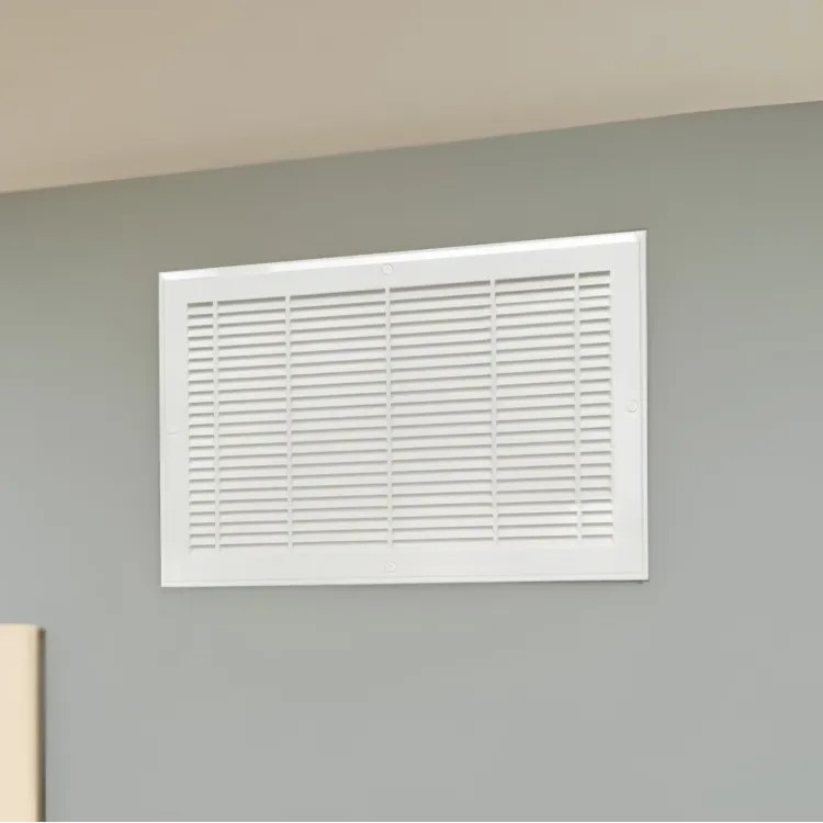 Imperial 12"x6" Return Air Grill, Rounded Corners, Polystyrene, White - RG2298