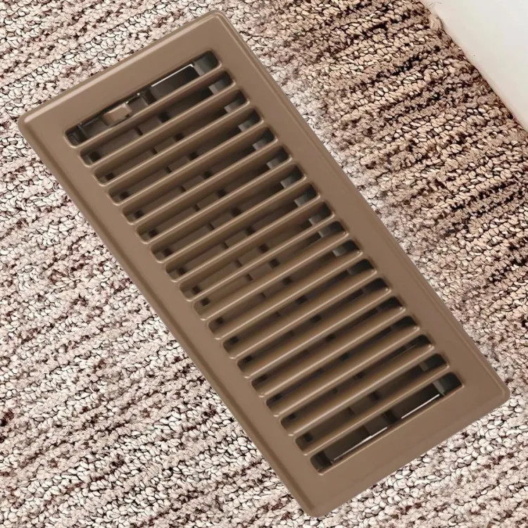 IMPERIAL RG0257 REGISTER FLOOR 4X12IN BRN