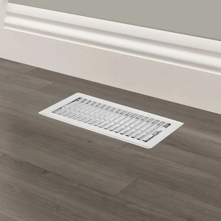 IMPERIAL RG3296 REGISTER FLOOR 4X8IN WHT