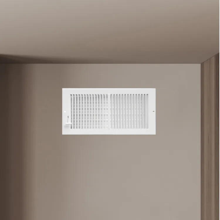 IMPERIAL RG0309 REGISTER SIDEWALL 8X4IN WHT