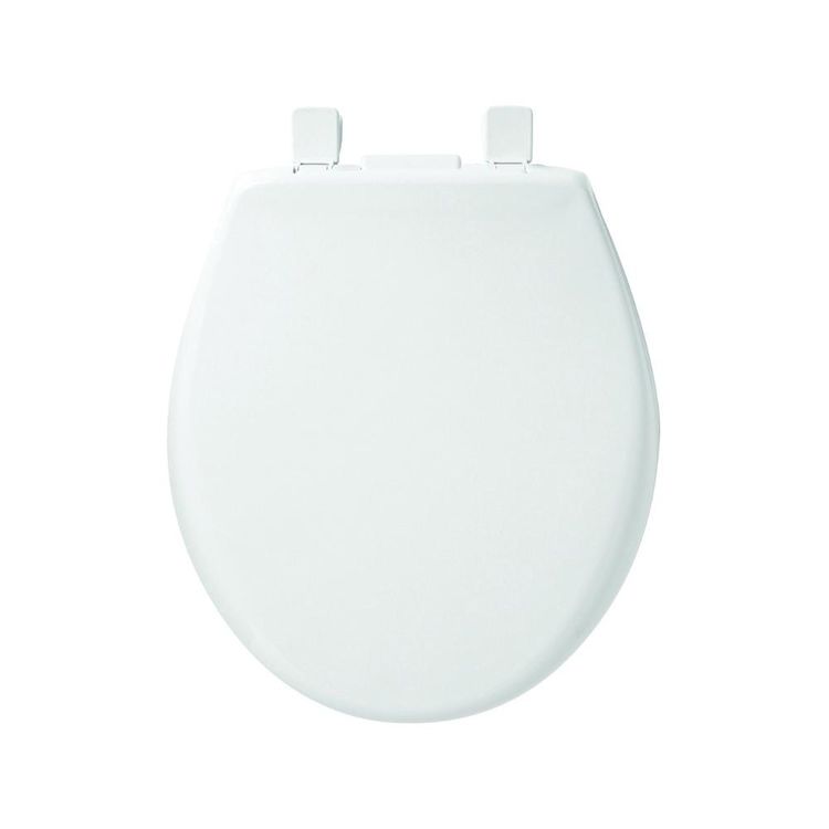 Bemis 87SLNL-000 Mayfair Nite Lite Toilet Seat, Round, Plastic, White