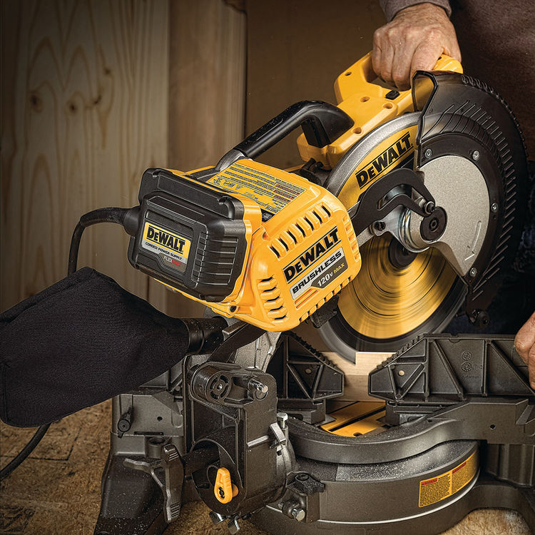 DeWALT DHS716AB 12" Double Bevel Compound Miter Saw - 120V Adapter