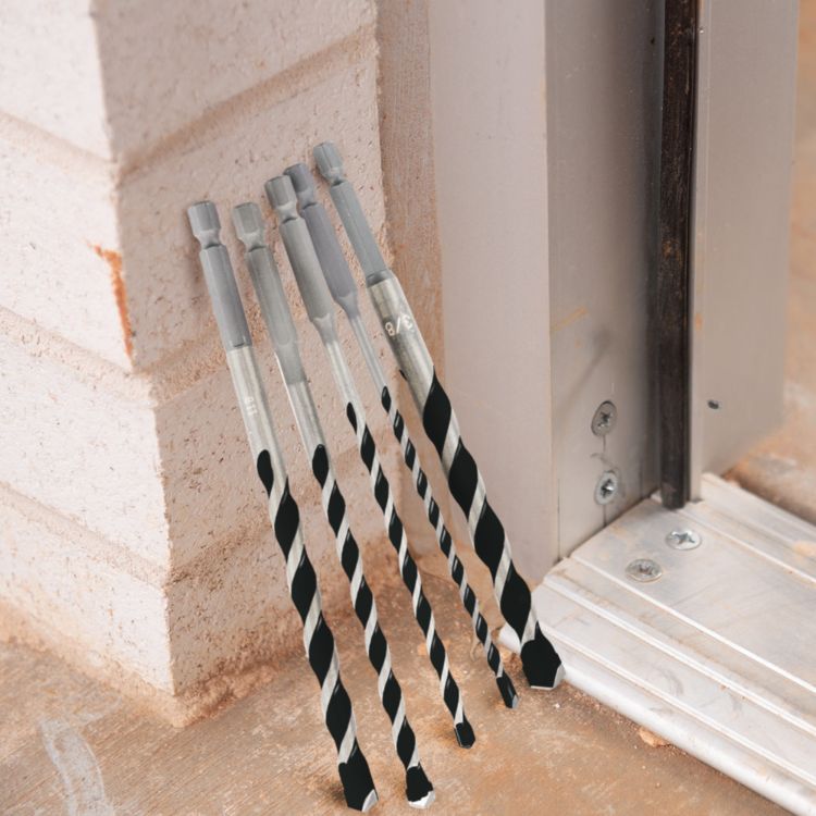 Diablo 5-Piece Multi-Material Carbide-Tipped Hammer Drill Bit Set - DMAMM1190-S5