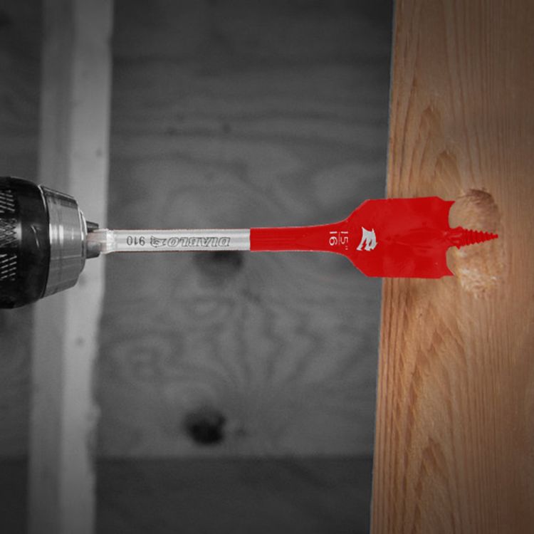 Diablo SPEEDemon 15/16" x 6" Self-feed Spade Bit with 1/4" Hex Shank and Angled Spur Cutting Edge - DSP2120
