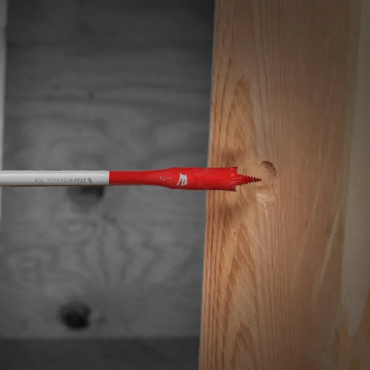 Diablo SPEEDemon 1/2" x 16" Self-feed Spade Bit with 1/4" Hex Shank and Angled Spur Cutting Edge - DSP3020