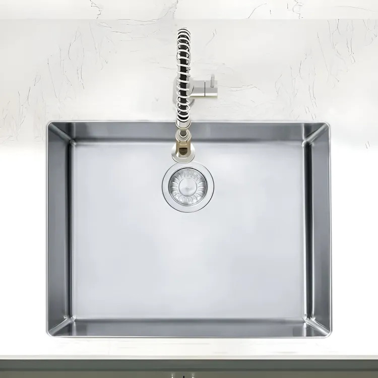 Franke Cube 23" x 18" Undermount Single-Bowl Kitchen Sink, Stainless Steel  - CUX11021 (122.0371.980)