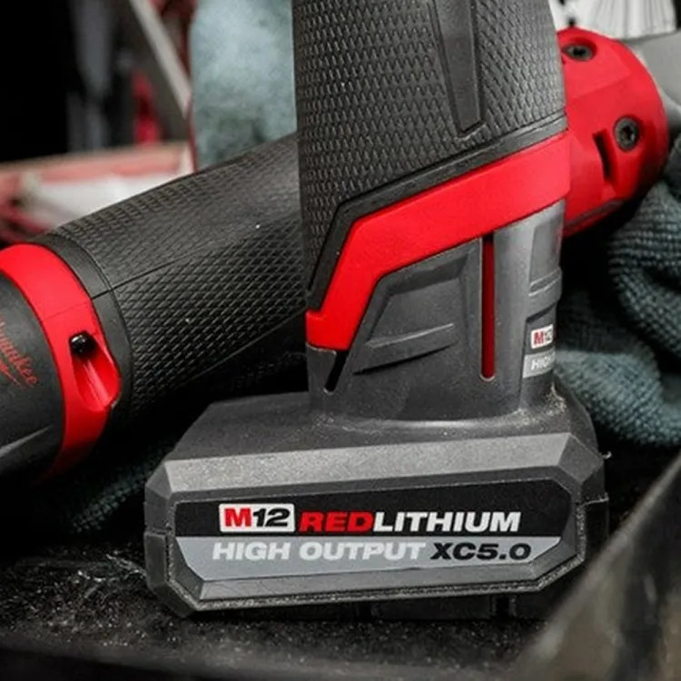 Milwaukee M12 12V/5.0Ah REDLITHIUM XC5.0 High Output Battery Pack - 48-11-2450