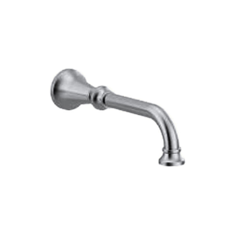 Moen Colinet Wall Mounted Chrome Non-Diverter Tub Spout, 10-1/16 Spout Reach, Metal Construction - TFS5001