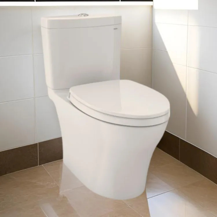TOTO Aquia IV ADA WASHLET+ Elongated Toilet with Sanagloss, Sedona Beige - MS446124CEMGN#12