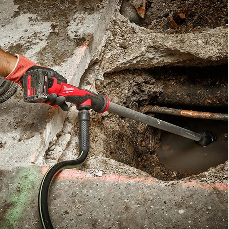 Milwaukee M12 Stick Transfer Pump (Tool Only), Battery-Operated, HydroPass Filter, 36” Submersible Barrel - 2579-20