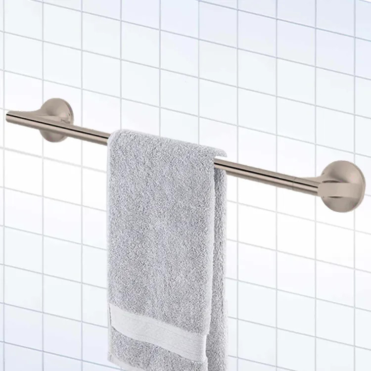 Pfister Pfirst Modern 24" Towel Bar with Mounting Hardware, Concealed Screw, Metal, Spot Defense Brushed Nickel - BTB-PFM2GS