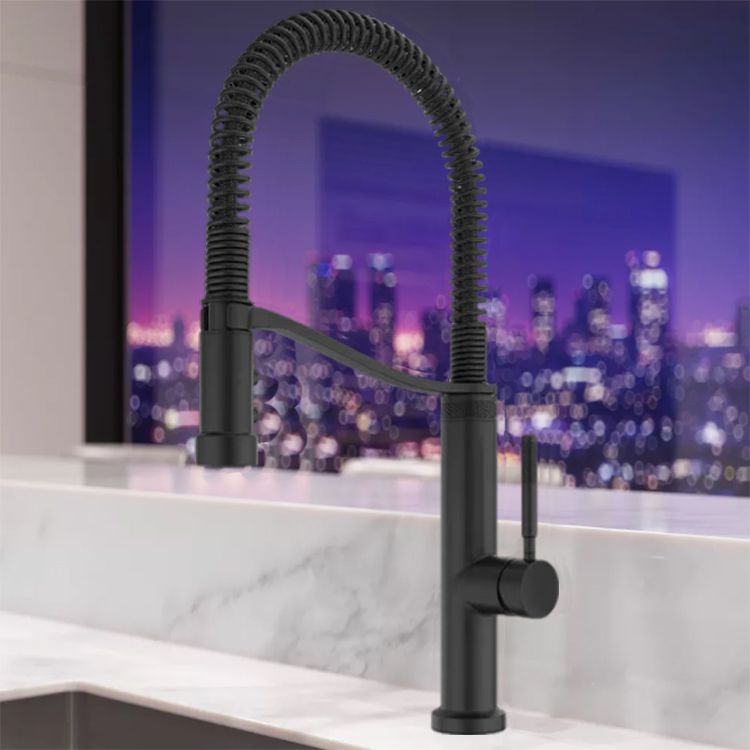 PFISTER GT529-BRUB BRUTON ONE HANDLE SEMI-PRO KITCHEN FAUCET MATTE BLACK