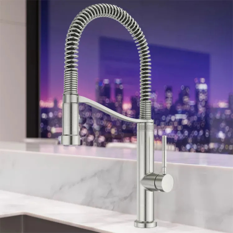 PFISTER GT529-BRUS BRUTON ONE HANDLE SEMI-PRO KITCHEN FAUCET STAINLESS