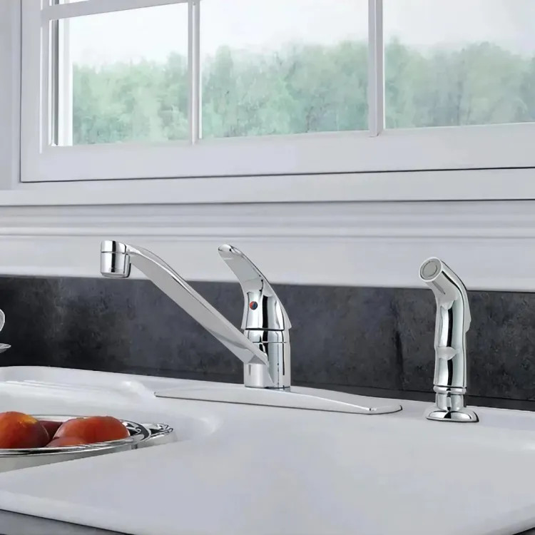 PFISTER J134-444C PFIRST ONE HANDLE KITCHEN FAUCET W/ SPRAY CHROME