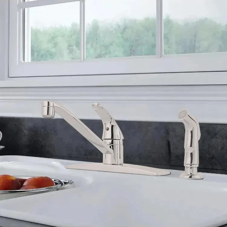 PFISTER J134-444S PFIRST ONE HANDLE KITCHEN FAUCET W/ SPRAY STAINLESS