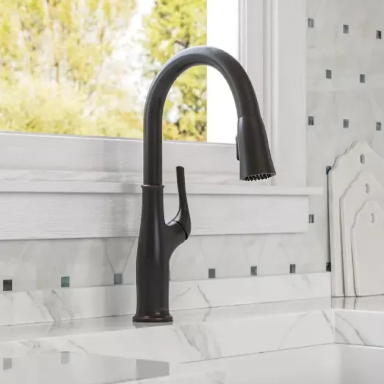 PFISTER LG529-HGY HIGHBURY ONE HANDLE PULLDOWN KITCHEN FAUCET TUSCAN BRONZE