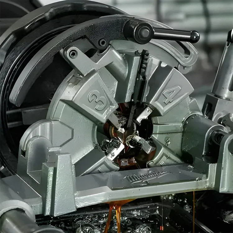 Milwaukee BSPT Auto-Releasing Die Head with Micro Adjustment for MX FUEL Threading Machine - 49-16-5103