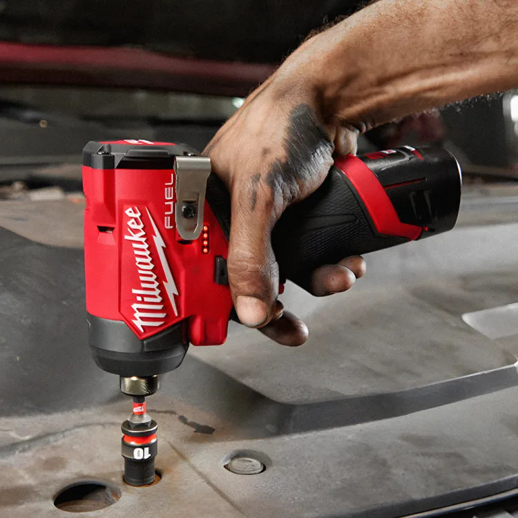 Milwaukee M12 FUEL Brushless Cordless Impact Driver (Tool-Only) with 1/4" Hex Drive - 3453-20
