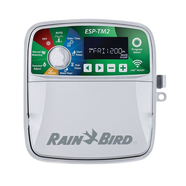 Rain Bird 8 Station Sprinkler Controller For Outdoor or Indoor Application, LNK2 WiFi Module Included - TM2-8+LNK2WIFI