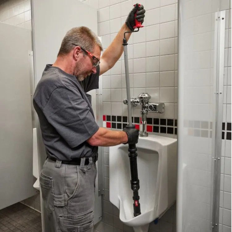 Milwaukee TrapSnake Hand-Crank Urinal Auger, 4 ft - 49-16-3574