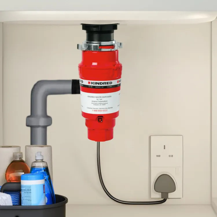 Franke Food Waste Disposer, Master Torque, Bio Shield, EZ Mount, Continuous Feed, 1/3 HP, 110V - KWD33C1-EZ (134.0255.892)
