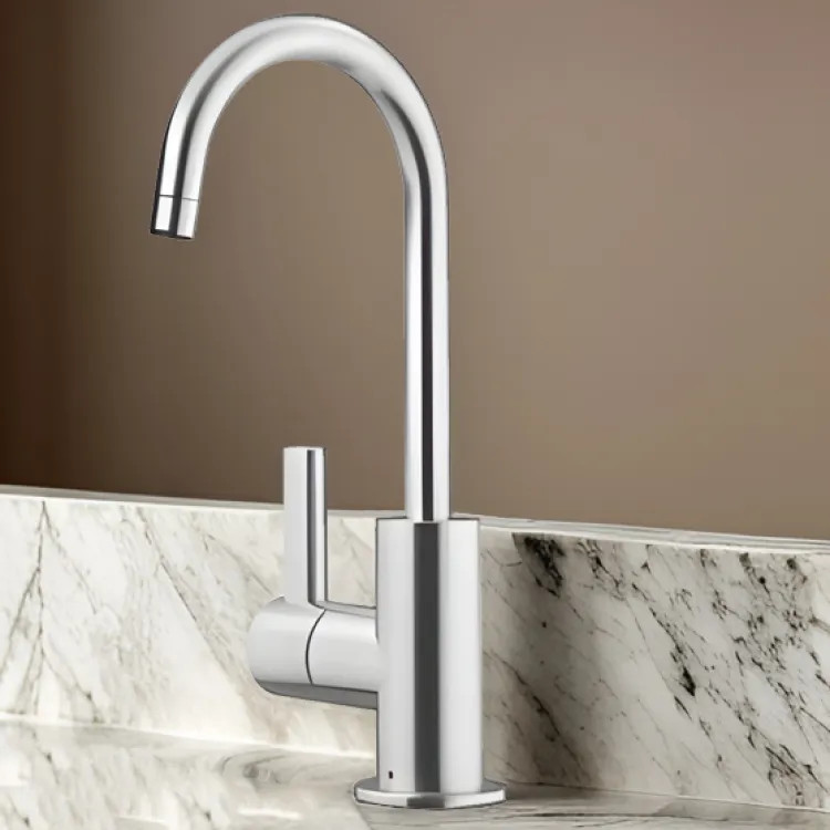 Franke Eos Neo Single-Handle Beverage Faucet for Hot Filtered Water, 1.75 GPM, Stainless Steel, EOS-HO-304 - (119.0685.372)