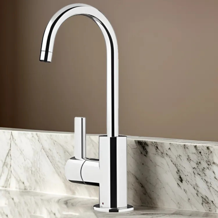 Franke Eos Neo Single-Handle Beverage Faucet for Hot Filtered Water, 1.75 GPM, Polished Chrome, EOS-HO-CHR - (119.0685.328)