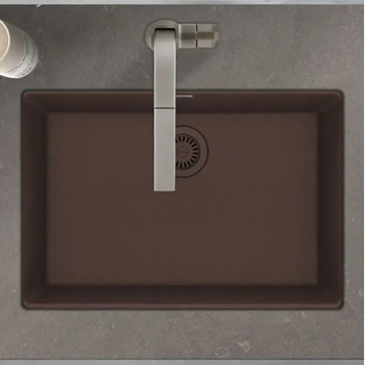 Franke Maris 27" x 19" Undermount Single-Bowl Kitchen Sink, Granite, Mocha - MAG11025-MOC (125.0687.024)